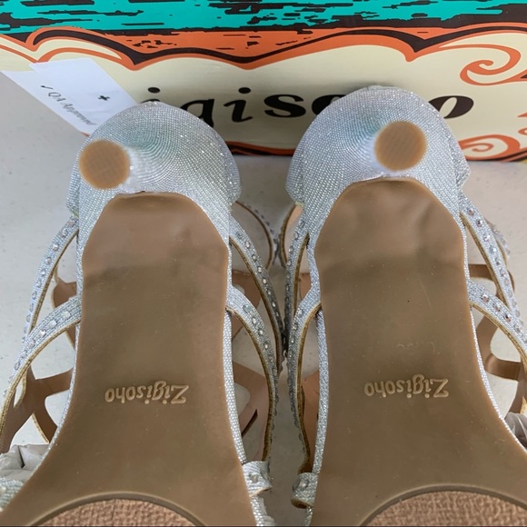 Zigi Soho Women’s Daliyah Fabric Open Toe Bridal Espadrille Sandals US 10 M - Picture 7 of 10